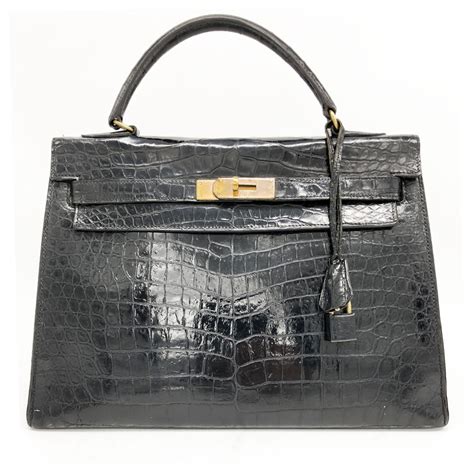 sac hermes kelly noir|sac hermes kelly croco.